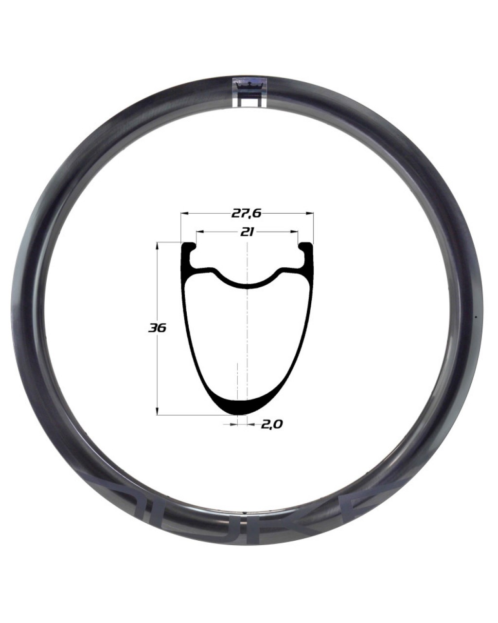Duke Baccara Ultra SLR2 36 Karbon GRAVEL MTB Jant Çemberi 