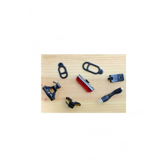 MOON COMET-X PRO 80 LM BİSİKLET ARKA STOP FAR USB