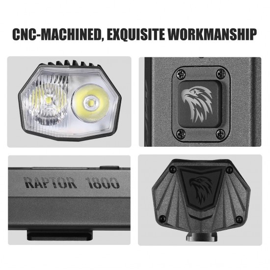 Raptor-1800 Gaciron Ultra High Lumen Bisiklet ÖN FAR 