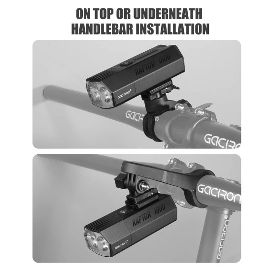 Raptor-1800 Gaciron Ultra High Lumen Bisiklet ÖN FAR 