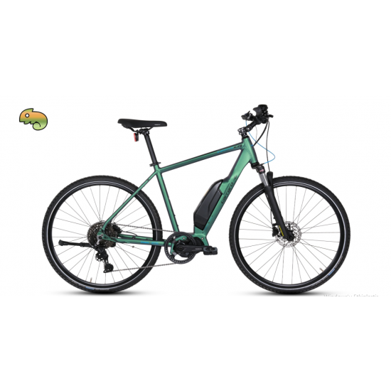 CARRARO E - SPORTIVE 6.6 28" 9-V HD MAT MAVİ - YEŞİL MOR (BUKALEMUN) - SİYAH - BEYAZ ELEKTİRİKLİ ŞEHİR BİSİKLETİ