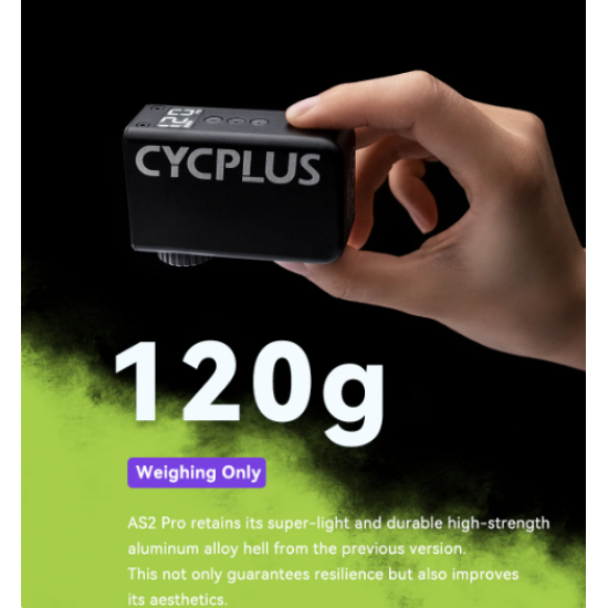 CYCPLUS AS2 PRO ŞARJLI BİSİKLET POMPASI