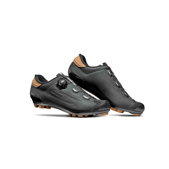 SIDI Dust Shoelace Dağ Gravel Bisikleti Ayakkabısı MAT SİYAH 45