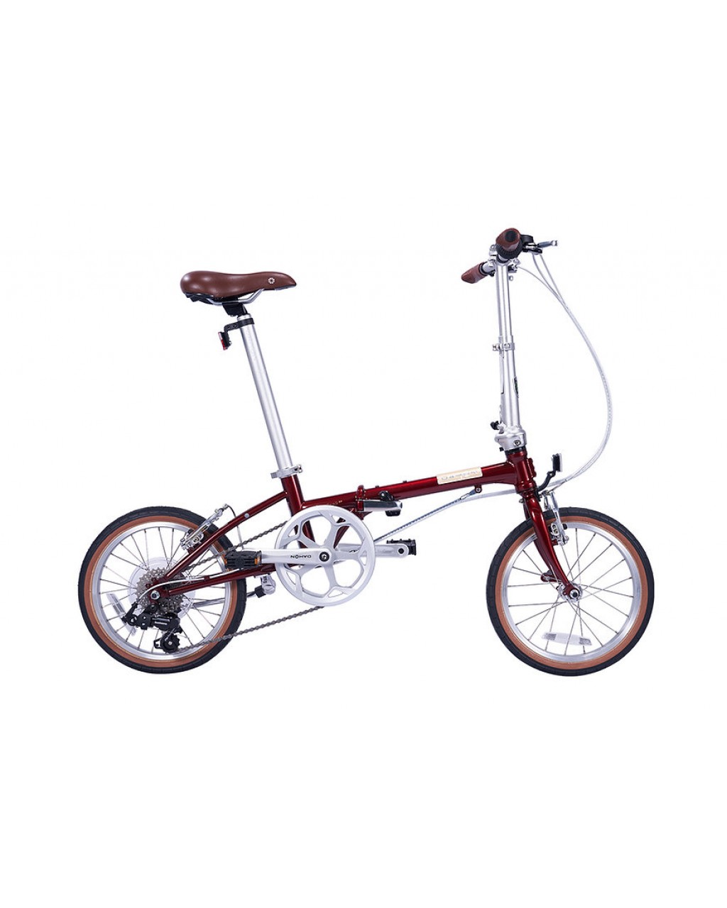 Dahon Boardwalk D7 Katlanır Bisiklet 16" BORDO