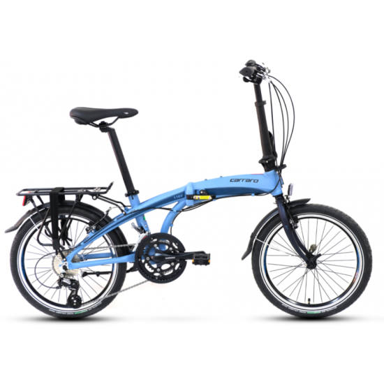 CARRARO FLEXI 116V 20" 16-V VB MAT KÜL GRİ-SİYAH-SARI KATLANIR BİSİKLET