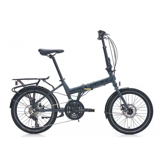 CARRARO FLEXI 121D 20'' 21-V MD MAT STORM GRİ-SİYAH KATLANIR BİSİKLET