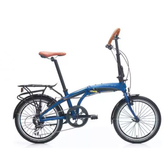 CARRARO FLEXI COMFORT 20'' 8-V VB MAT NAVY MAVİ-PARLAK SİYAH-BAKIR-MAVİ KATLANIR BİSİKLET