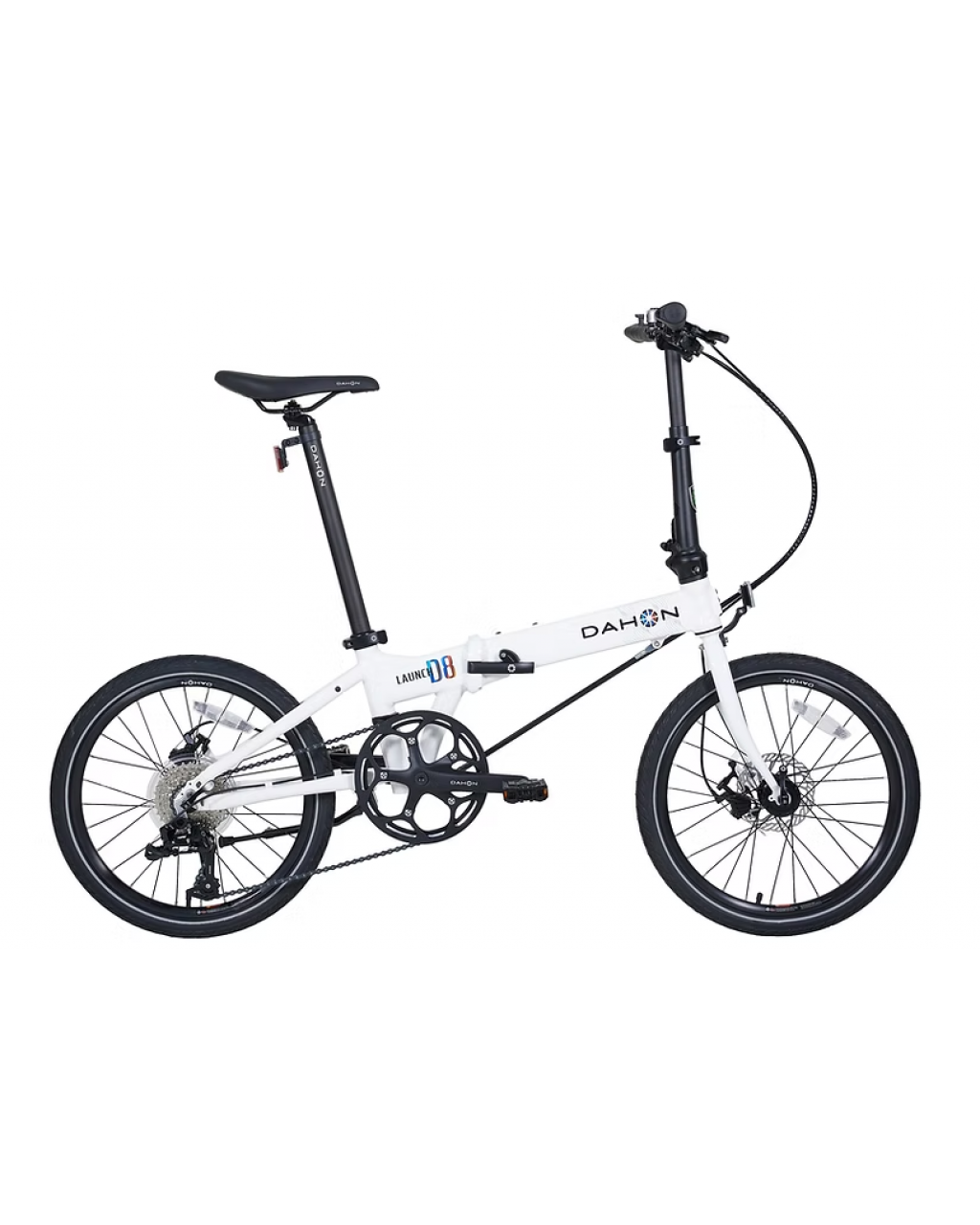 Dahon Launch D8 Katlanır Bisiklet 20" DİSK BEYAZ