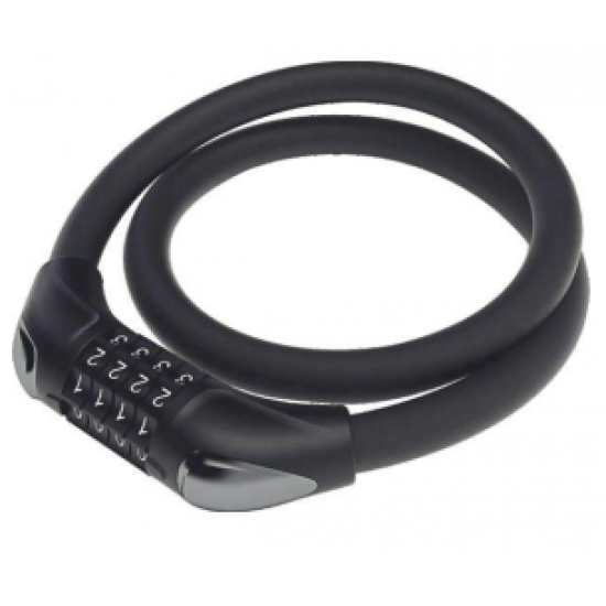 BRIVIGA KABLO KİLİT ŞİFRELİ M602 SİYAH 12X1200 mm