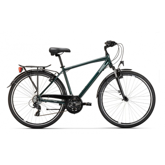 CONOR CITY 28'' 24V 52CM KOYU YEŞİL-GRİ ŞEHİR BİSİKLETİ
