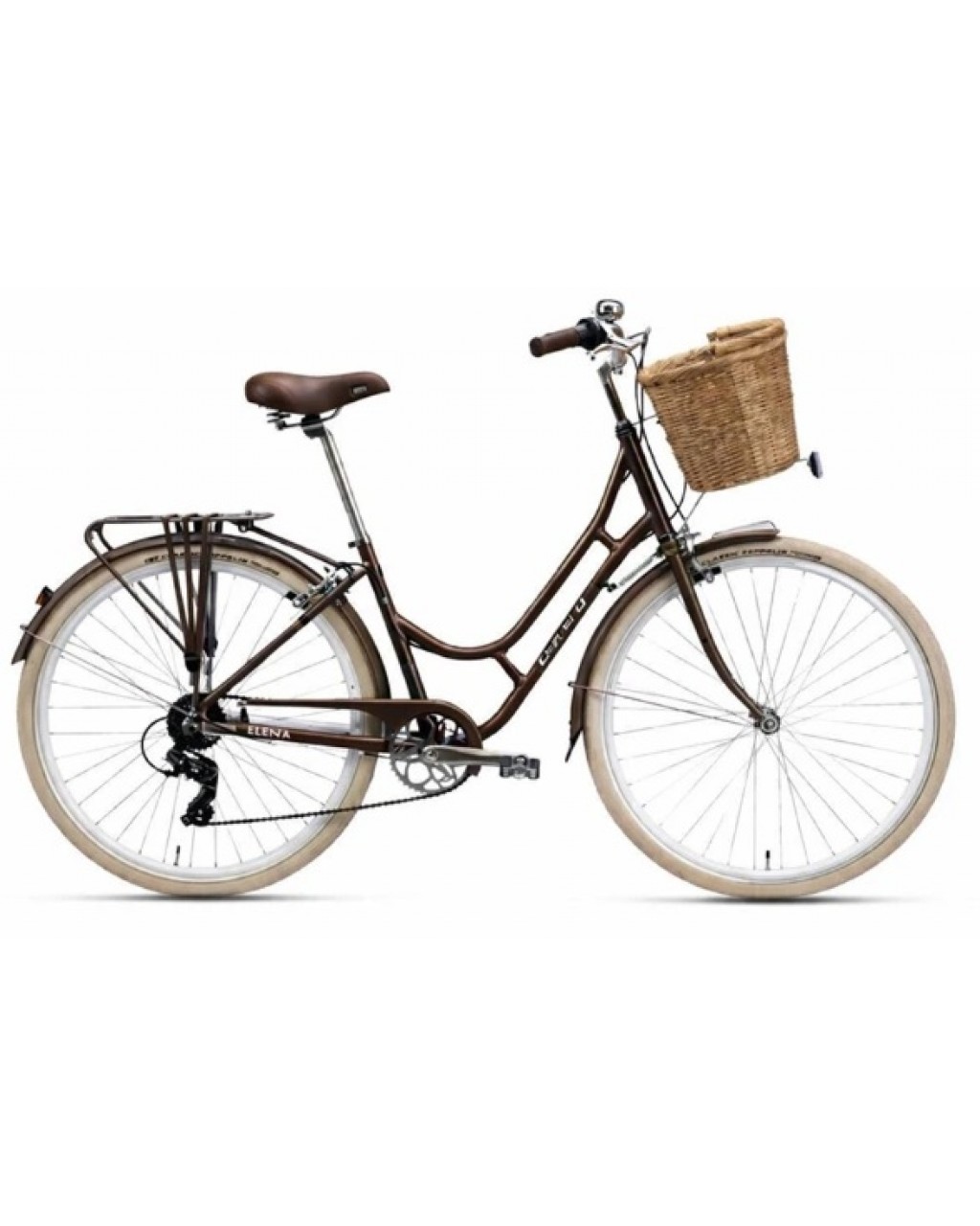 CARRARO ELENA 7-V CB 28 JANT METALIK BRONZ-KOYU KAHVE-BEYAZ ŞEHİR BİSİKLETİ