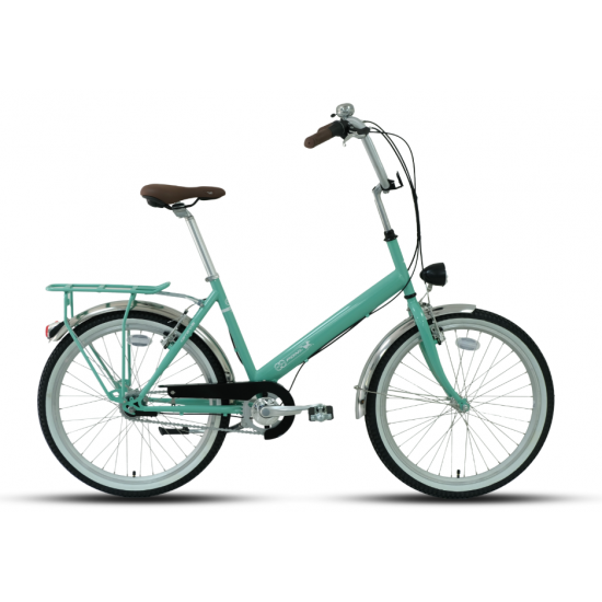 CARRARO PONI 24" HUB GEAR 3-V MAVİ-MOR-BEYAZ-BUKALEMUN ŞEHİR BİSİKLETİ