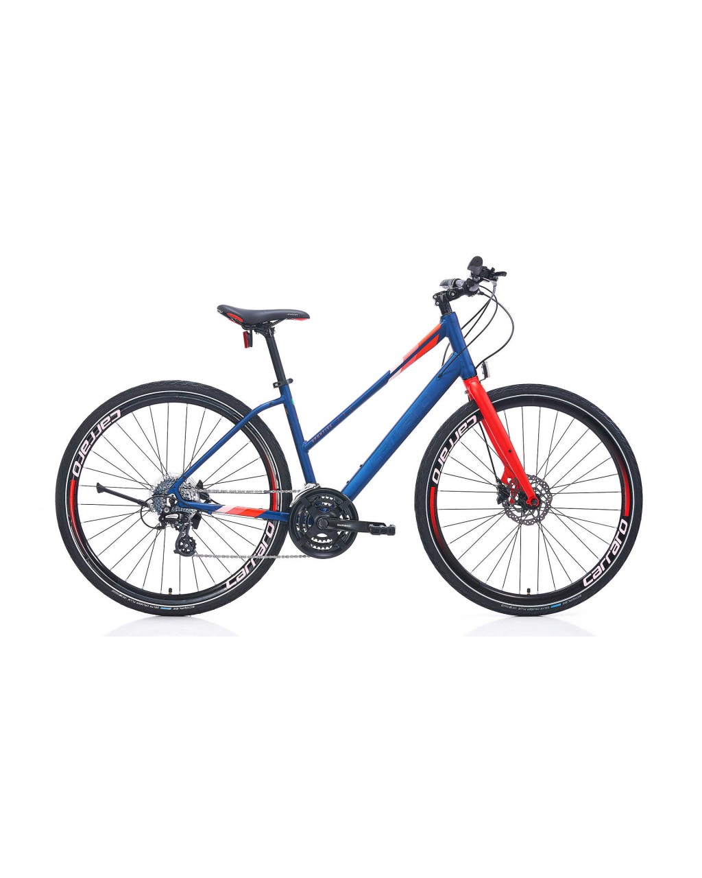 CARRARO SPORTIVE 325 28" 24-V HD MAT LACİVERT-NAR ÇİÇEĞİ 44CM ŞEHİR BİSİKLETİ