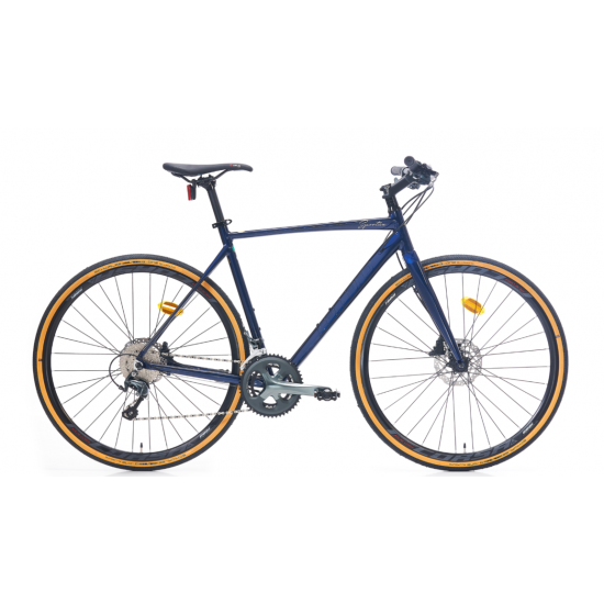 CARRARO SPORTIVE X 28" 20-V HD LACİVERT-AÇIK TURUNCU-GÜMÜŞ 54CM ŞEHİR BİSİKLETİ