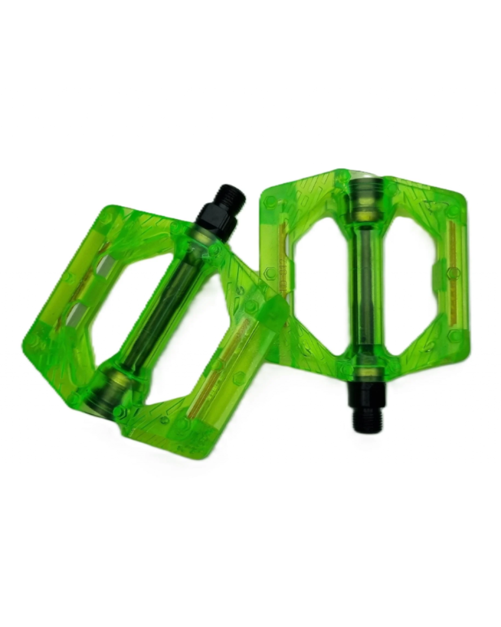 Golden Platform Pedal Şeffaf Yeşil