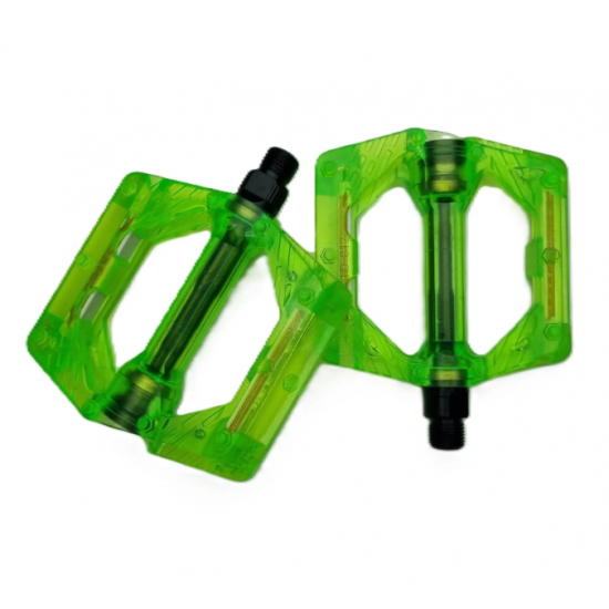 Golden Platform Pedal Şeffaf Yeşil