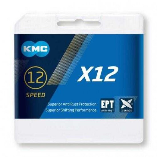 KMC ZİNCİR X12 EPT ( PAS ÖNLEYİCİ KORUMA ) 12 VİTES KUTULU 126L KMC ZİNCİR X12 EPT ( PAS ÖNLEYİCİ KORUMA ) 12 VİTES KUTULU 126L