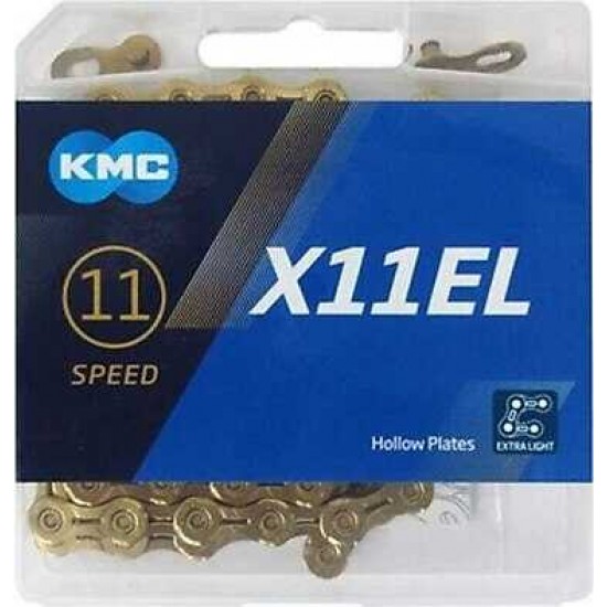 KMC ZİNCİR X11EL TI-N GOLD ( ALTIN SARI ) 11 VİTES KUTULU 118L