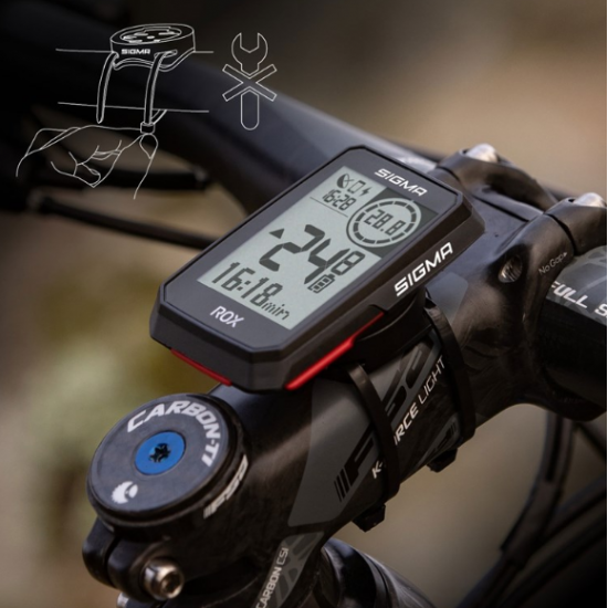 SIGMA ROX 2.0 GPS KM SAATİ TOP MOUNT SET