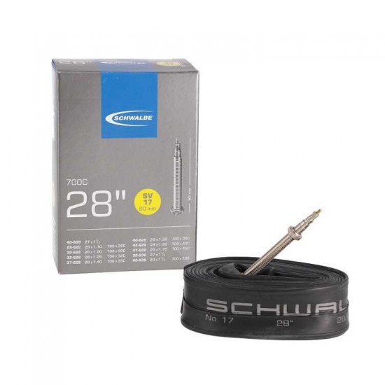 SCHWALBE İÇ LASTİK 700X28/47C SV17 60MM İNCE SİBOP
