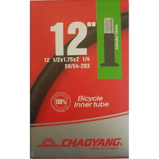 CHAOYANG İÇ LASTİK 12X1/2X1.75X2 1/4 AV 33MM KALIN SİBOP