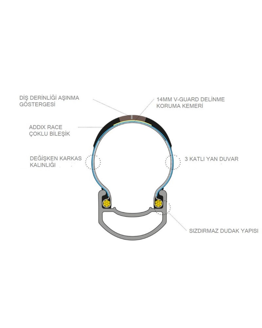 Schwalbe Pro One 700X25 Super Race Addix Race Evo V-Guard TLE Dış Lastik